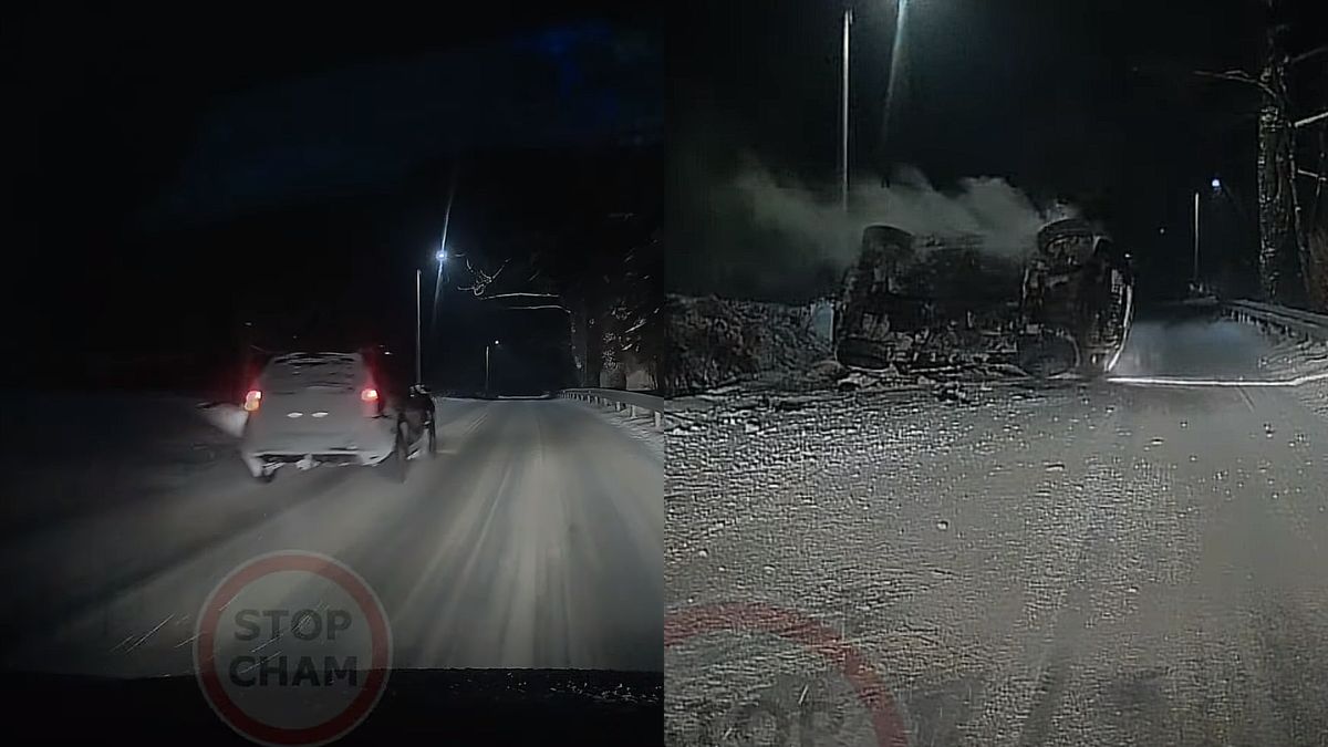 Dachowanie auta z 6 osobami w środku. Za kierownicą 14-latek