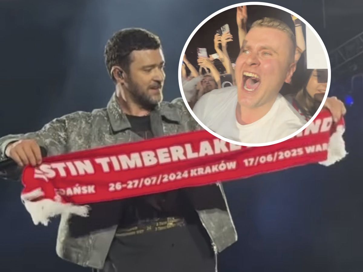 To on rzucił szalik Justinowi