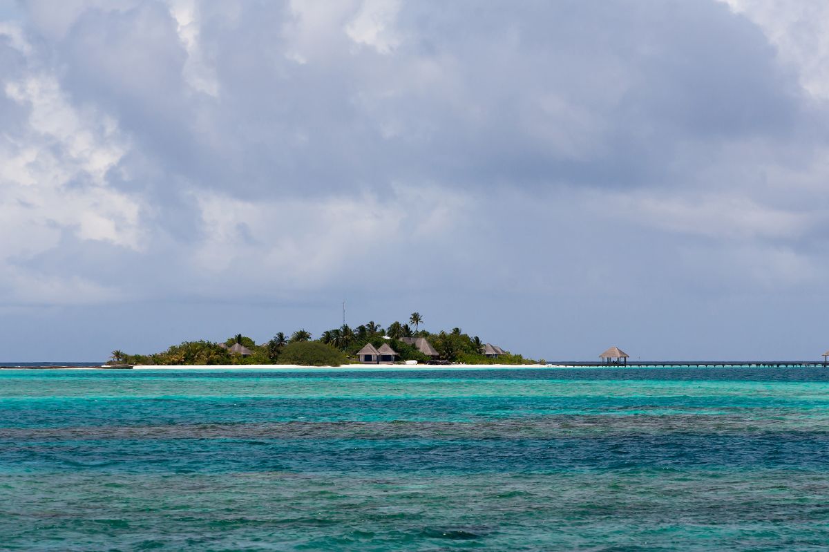 A Russian woman lives on Thoddoo Island.