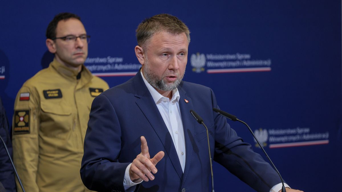 Minister spraw wewnętrznych i administracji Marcin Kierwiński