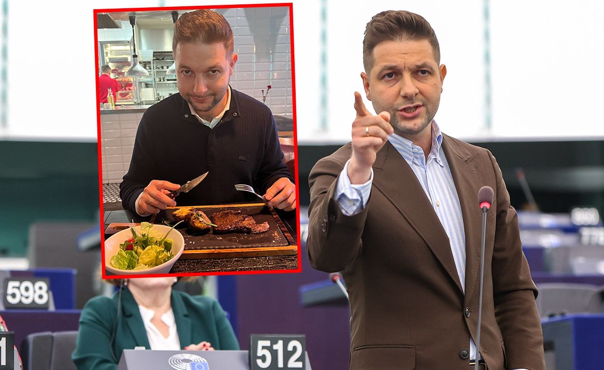 Patryk Jaki wywołał burzę zdjęciem ze stekiem