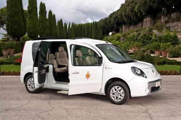 Renault Kangoo Z.E. -  papamobile na prąd