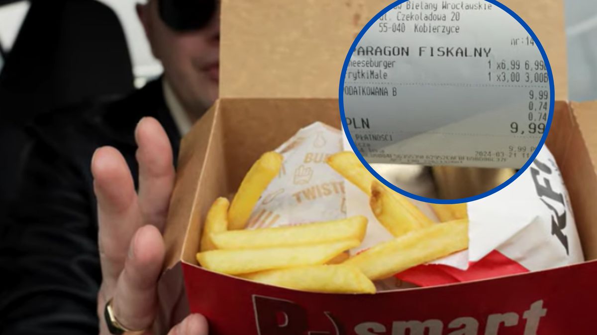 Youtuber sprawdził, co można zjeść za 10 zł