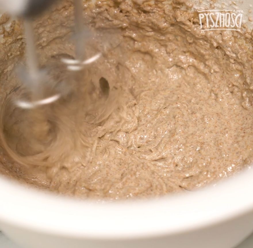 The dough for the bread will be thick.