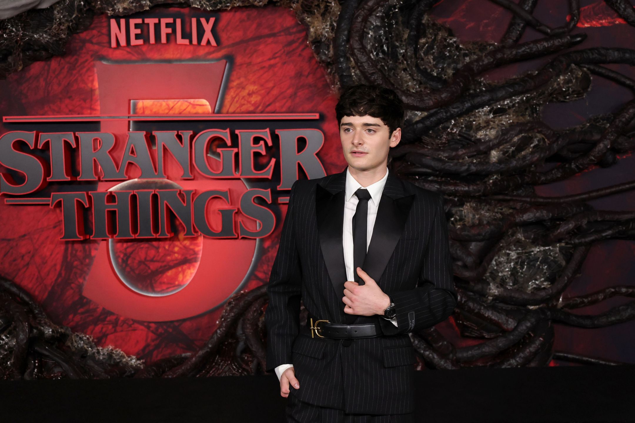 Noah Schnapp na premierze "Stranger Things"