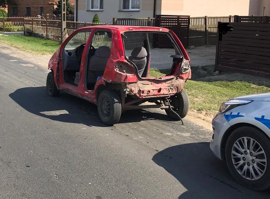 Matizem bez drzwi i zderzaków, za to na podwójnym gazie. Kierowcy grożą 3 lata więzienia