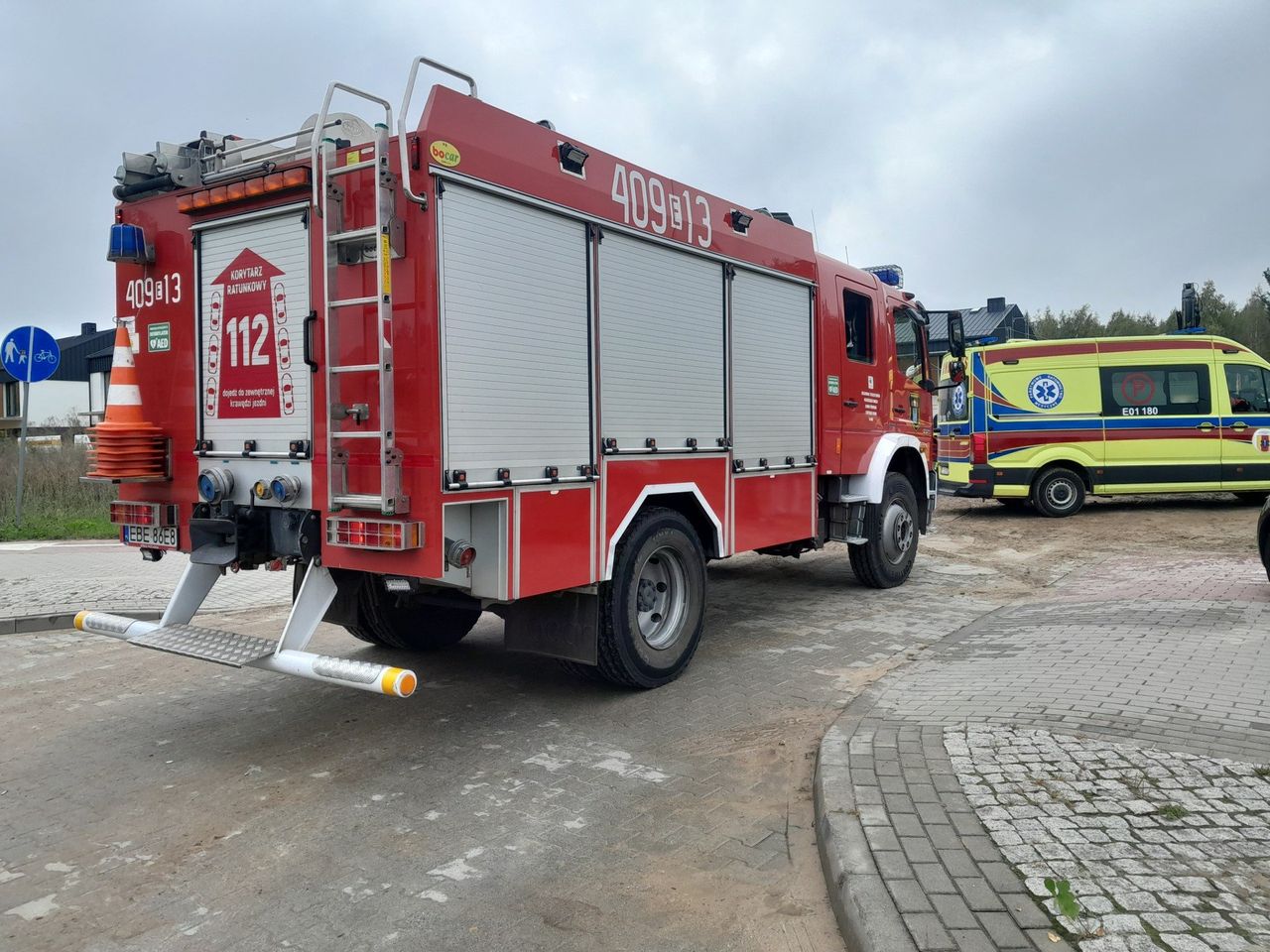 Bełchatów: Tragiczny wypadek na osiedlu Binków. Nie żyje mężczyzna