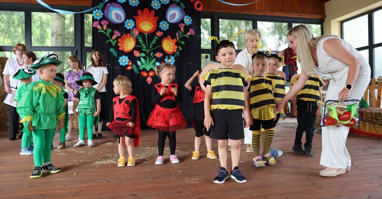 Udany Dzień Dziecka z Guzowiankami w szkole w Chwałowicach