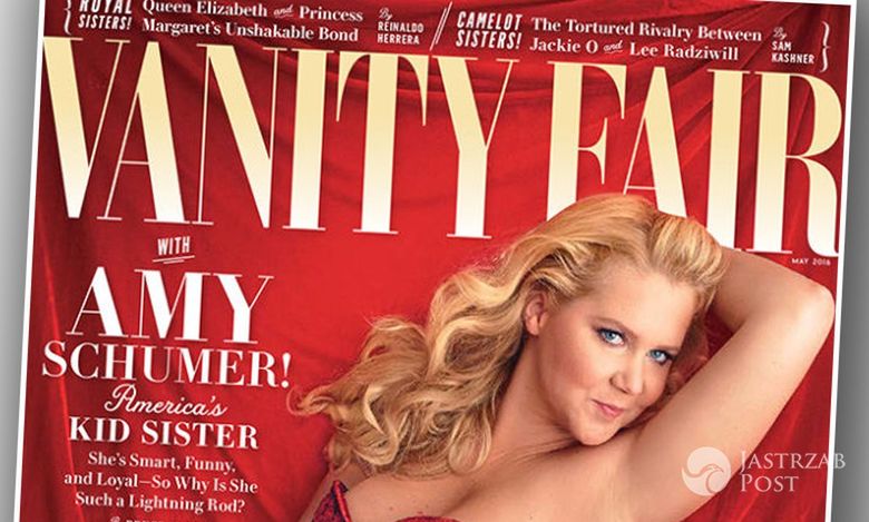 Zabawna i niepokorna Amy Schumer pozuje jedynie w gorsecie na okładce "Vanity Fair"