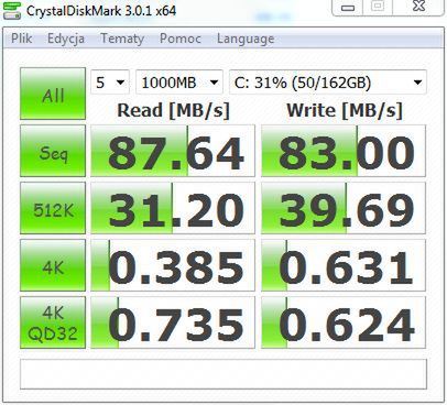 CrystalDiskMark 3.0.1