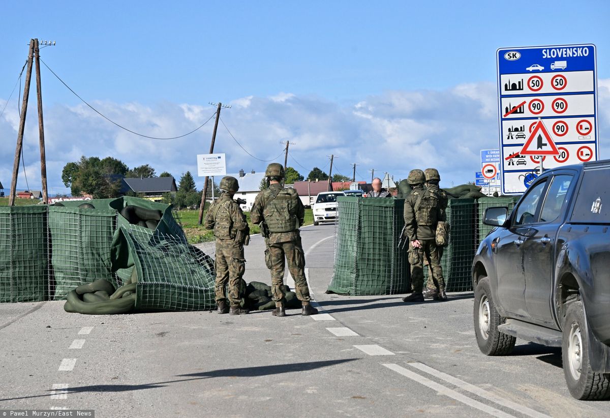 Kontrole na polsko-słowackim przejściu granicznym