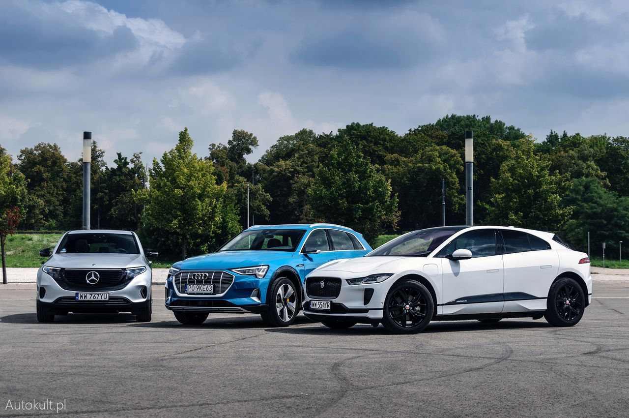 Elektryczne modele Mercedesa, Audi i Jaguara zanotowały w minionym roku zadowalające wyniki (fot. Mariusz Zmysłowski)