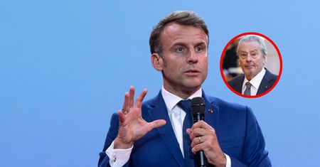 Zareagował na śmierć Delona. Poruszające słowa Macrona
