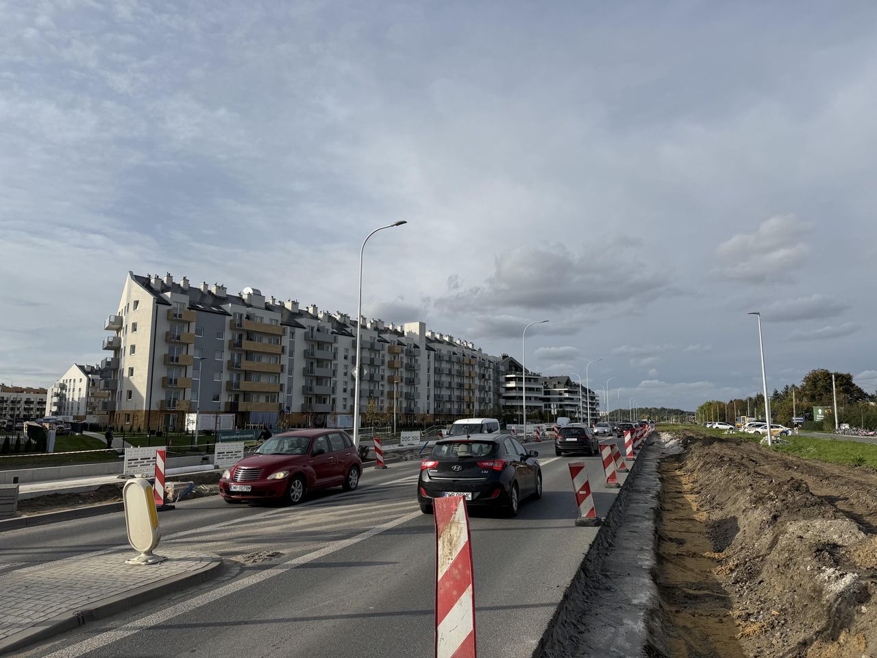 Jagodno miejscami przypomina wielki plac budowy