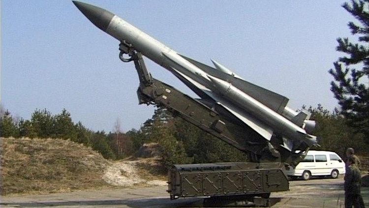 Zmodernizowana przez WZU wyrzutnia systemu S-200 Wega.