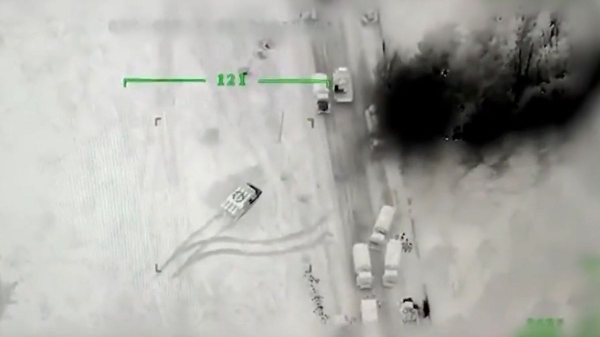 Ukraińskie siły pokazały wyjątkowe nagranie wideo