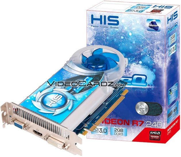 HIS Radeon R7 240 IceQ karta graficzna zdjęcie opakowanie