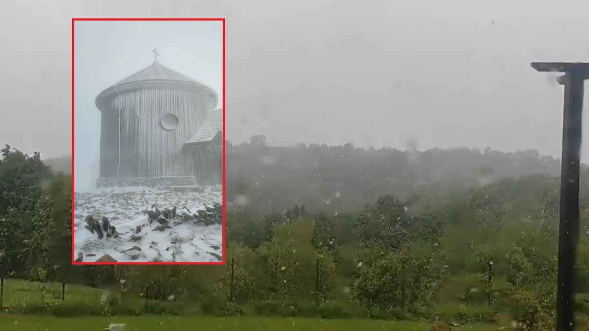 Śnieżyca przeszła przez Polskę