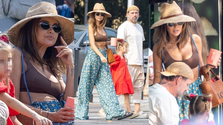 Natalia Siwiec wybrała się z mężem i córką na spacer do parku 