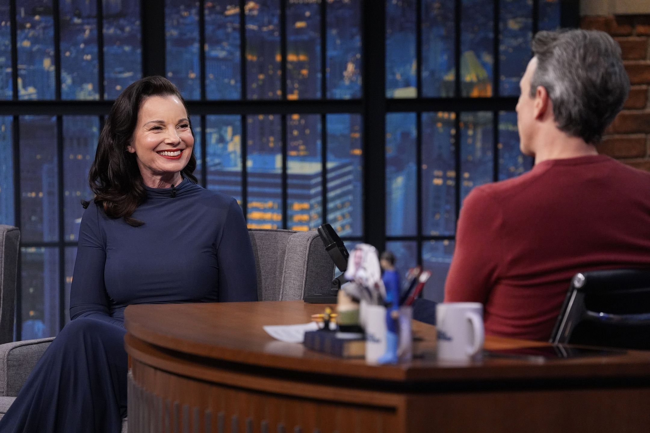 Fran Drescher w „Late Night with Seth Meyers”