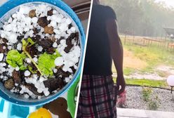 Burze dały o sobie znać w części Polski. Majówka z gradem na nagraniach