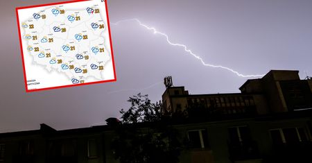 Idą burze z gradem. W tej części kraju padać będzie najmocniej