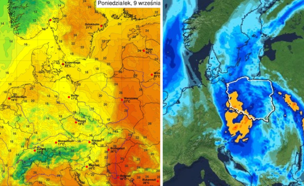 pogoda, prognoza pogoda, jesień, pogoda na jesień, wrzesień Mamy pierwsze prognozy na jesień. Nadciąga zimno