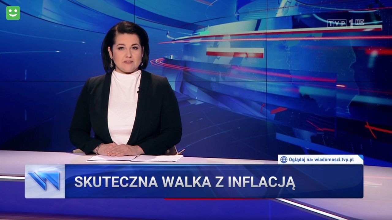 "Wiadomości" TVP chwalą walkę z inflacją. W wykresie CBOS pominęły jeden szczegół