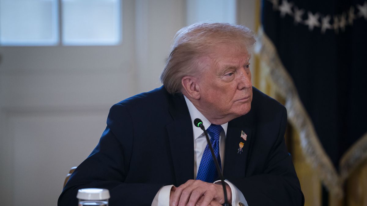 WASHINGTON,DC - JANUARY 9:U.S. President Donald Trump speaks during a meeting with oil and gas executives in the East Room of the White House on January 9, 2026 in Washington, DC. (Photo by Maxine Wallace/The Washington Post via Getty Images)