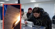 Mieszkanka Moskwy spaliła kartę do głosowania. "Oddajcie męża!!!"