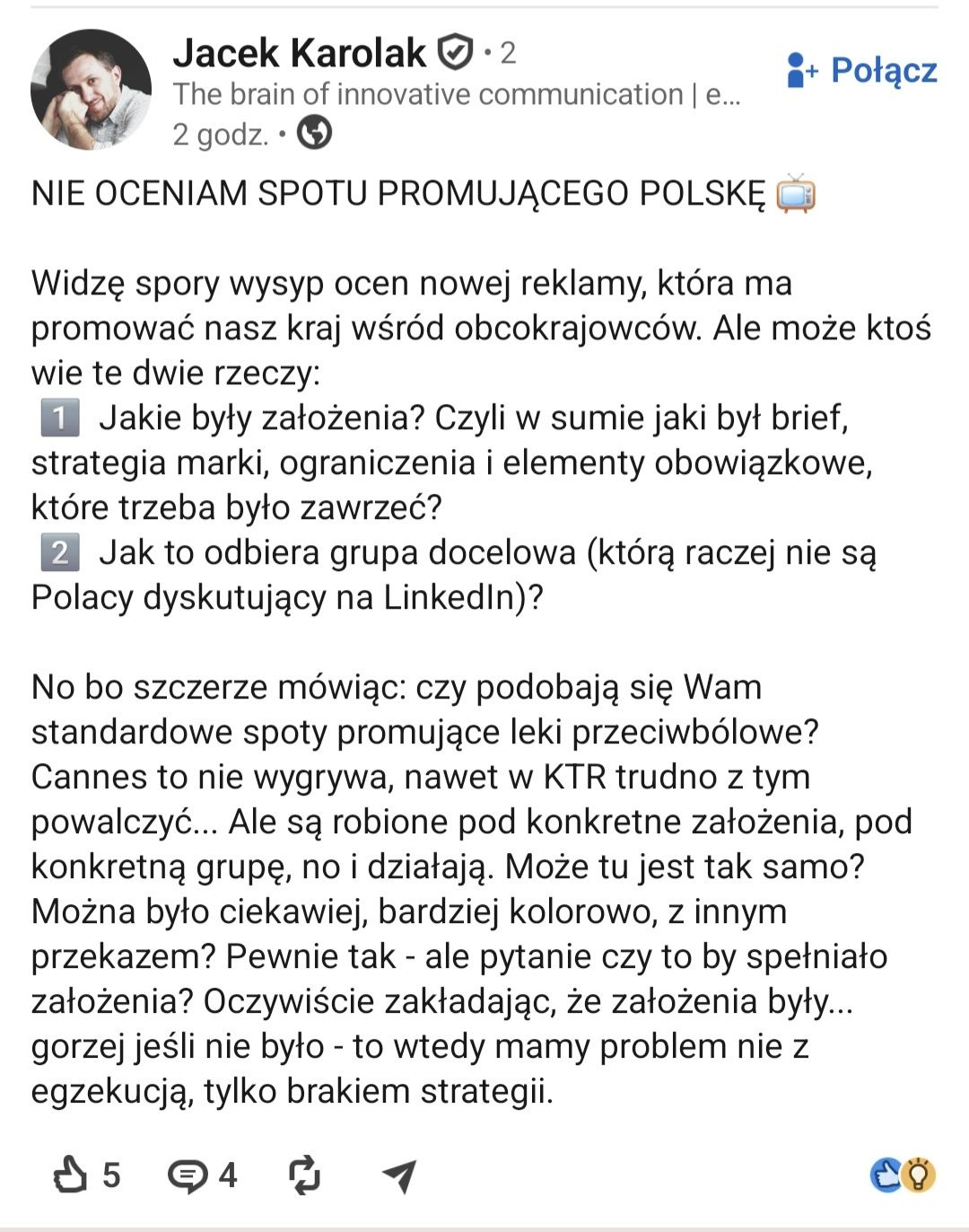 screen LinkedIn