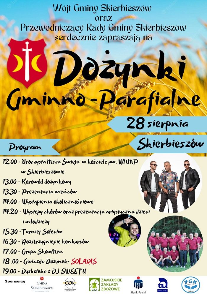 Dożynki Gminy Radecznica 2022 - program