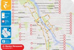 Warszawa. W niedzielę 43. Maraton Warszawski. Utrudnienia w ruchu