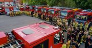 140 strażaków ćwiczyło gaszenie pożaru lasu w Gminie Wyrzysk