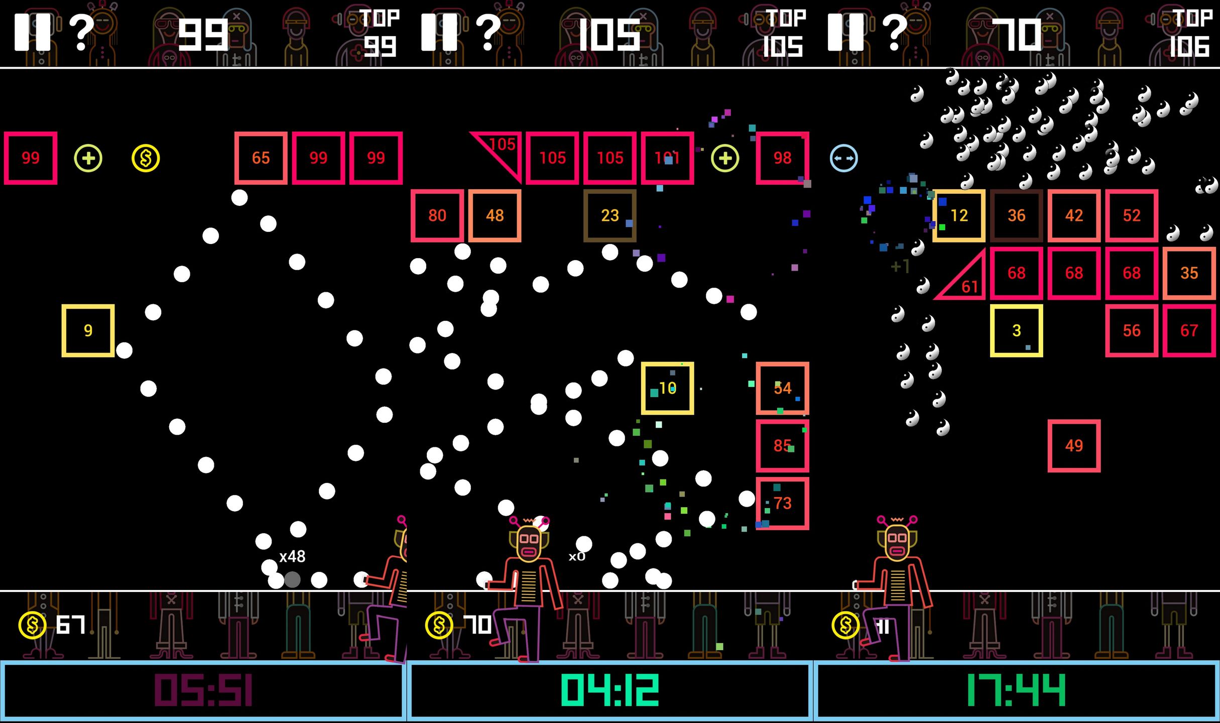 Pomysł dobry, wykonanie też, ale... zawiodła reklama - recenzja BBTAN [Android i IOS] 3