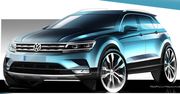 Nowy Volkswagen Tiguan na pierwszym szkicu