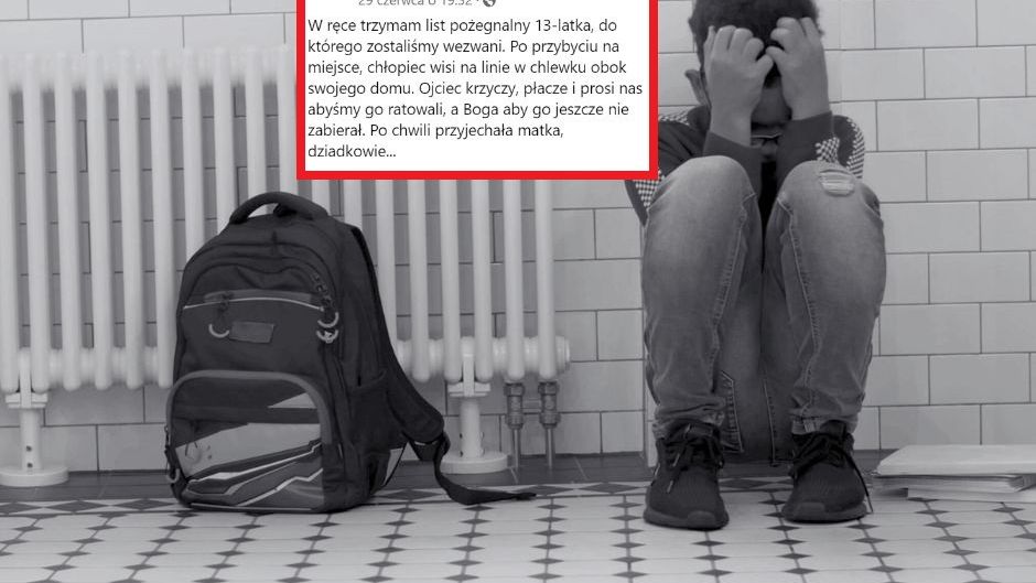 Poruszający list pożegnalny 13-latka. Każdemu da do myślenia