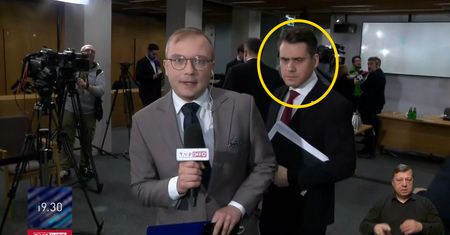 Polityk PiS aż się cofnął. Zwrócił uwagę reporterowi TVP na wizji
