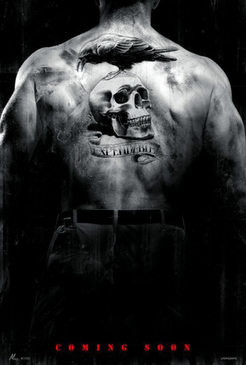 Czaszka znakiem firmowym The Expendables 3