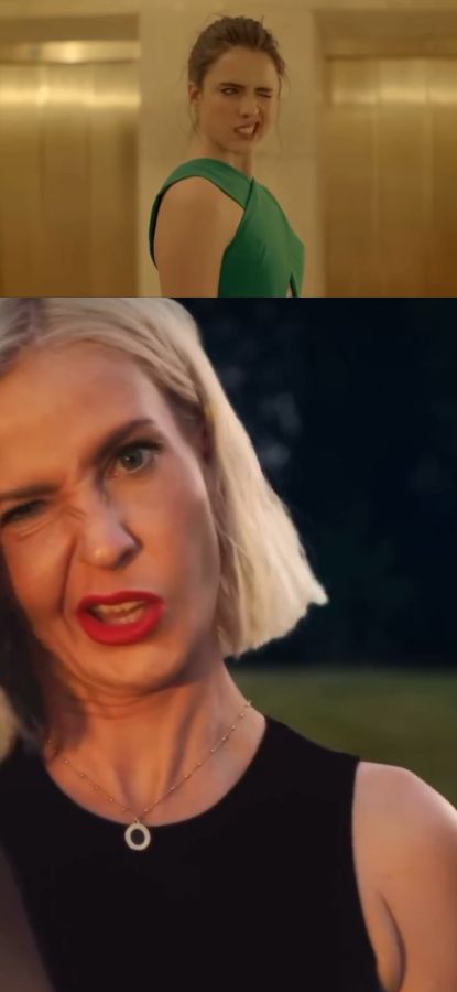 Porównanie kadrów ze spotu Kenzo i reklamy Edyty Pazury