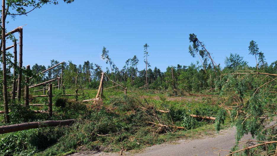 nawałnica skutki burzy burza ulewa 