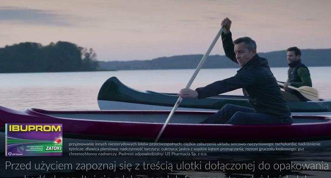 „Podwójne działanie. Podwójna ulga” reklamuje Ibuprom Zatoki (wideo)