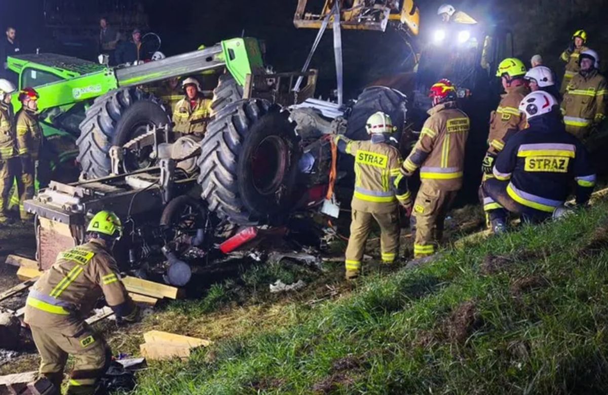 Traktor zmiażdżył kolegów. 17-latek nie miał uprawnień