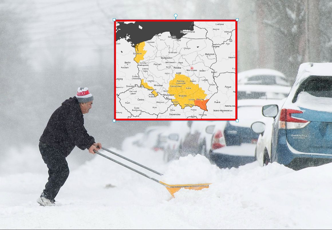 Wyciągamy zimowe ubrania. Alerty IMGW, nawet 25 cm śniegu