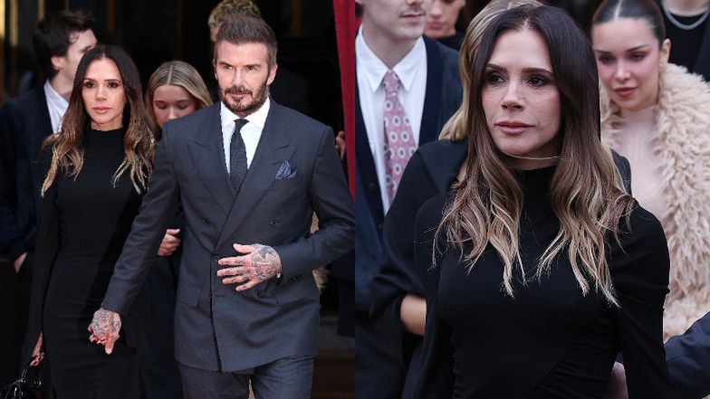 Beckhamowie podczas Tygodnia Mody 