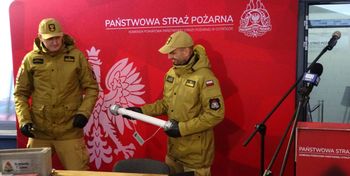 Ostróda: Wmurowano akt erekcyjny na budowie nowej siedziby Komendy Powiatowej PSP