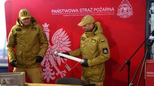 Ostróda: Wmurowano akt erekcyjny na budowie nowej siedziby Komendy Powiatowej PSP