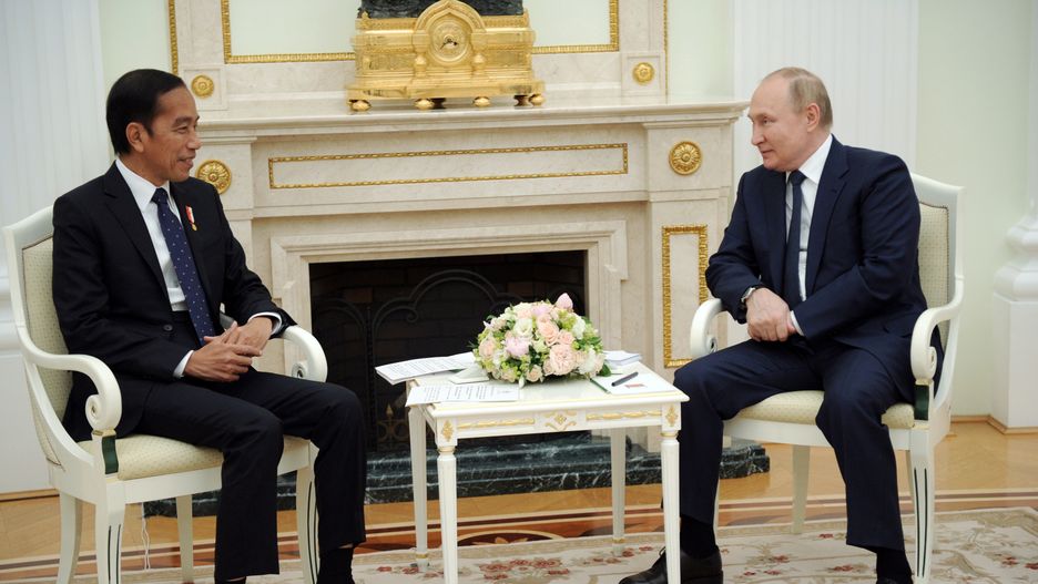 MIKHAEL KLIMENTYEV/SPUTNIK/KREMLIN POOL