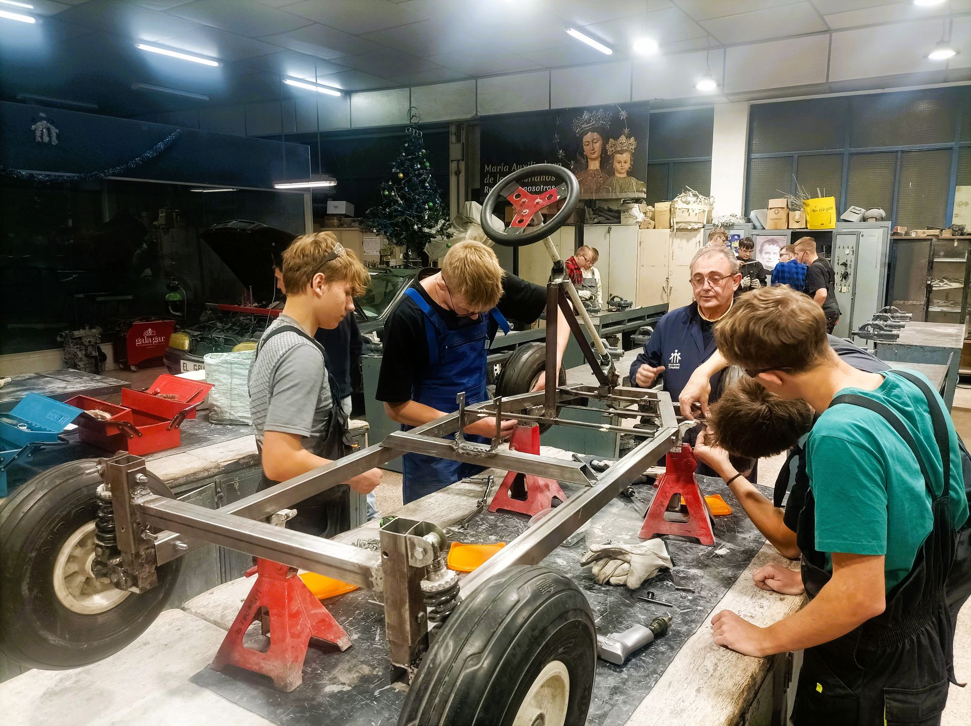 Uczniowie podczas programu ERASMUS+