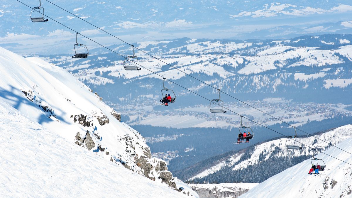 Kolejka krzesełkowa na Kasprowy Wierch dla narciarzy 